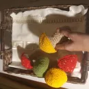 Вязаные грибы