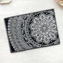 Обложка для паспорта из натуральной кожи "Зимние сумерки"