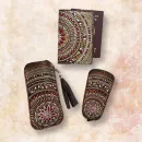 Комплект аксессуаров из натуральной кожи "Осенний комплемент"