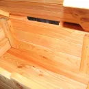 Сундук из массива лиственницы