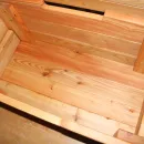 Сундук из массива лиственницы