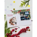 Открытка с 4 шоколадками Символ Года Лошадь