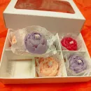 Свечи восковые подарочные Клубника Пион