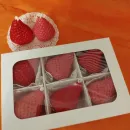 Свечи восковые подарочные Клубника Пион