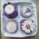 Свечи восковые и соевые набор