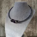 Чокер с диким аметистом