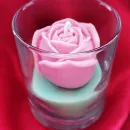 Свечи восковые в стакане