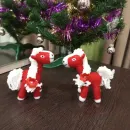 Лошадка из шерсти - символ года 2026