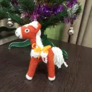 Лошадка из шерсти - символ года 2026