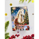 Открытка с 4 шоколадками Символ Года Лошадь