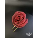 Элегантная шпилька «Роза» из органзы — эксклюзивный аксессуар для причёски.