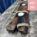 Потолочный светильник из дерева