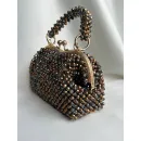 Сумка из хрустальных бусин