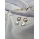 Комплект украшений из натурального жемчуга