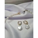 Комплект украшений из натурального жемчуга