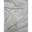 Комплект украшений из натурального жемчуга