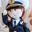Кукла Моряк Морской Авиации
