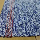 Домотканая салфетка под "гжель"35х45 см из хлопка. Ручная работа.