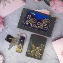 Подарочный набор аксессуаров из натуральной кожи