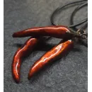 Кулон перец, гальванопластика