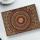 Обложка для паспорта из натуральной кожи "Осенний комплемент"