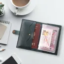 Портмоне. Обложка для документов/автодокументов "Денежная мандала" из натуральной кожи