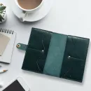 Портмоне. Обложка для документов/автодокументов "Денежная мандала" из натуральной кожи