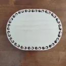 Вазочка плетеная под конфеты и восковые свечи