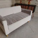 Коврик на пол 70х200 см домотканый. Хлопок.