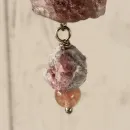 Подвеска с турмалином и гелиолитом