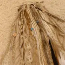 Фибула заколка для дред кос афрокудрей ручная работа