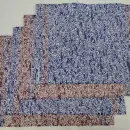 Домотканая салфетка под "гжель"35х45 см из хлопка. Ручная работа.