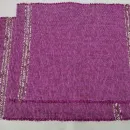 Домотканая салфетка под "гжель"35х45 см из хлопка. Ручная работа.