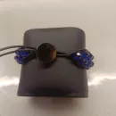 Браслет из синих хрустальных бусин в стиле Чан Лу двурядный