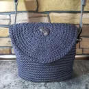 Сумка женская ручной работы цвет серый Ессентуки