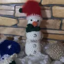 Снеговик связанный крючком ручной работы Ессентуки
