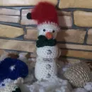 Снеговик связанный крючком ручной работы Ессентуки