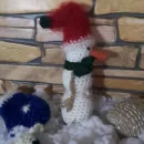 Снеговик связанный крючком ручной работы Ессентуки