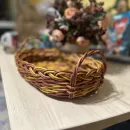 Поднос из бумажной лозы