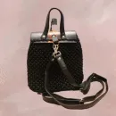 Рюкзак вязаный крючком из полиэфирного шнура