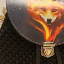 Рюкзак вязаный крючком из полиэфирного шнура