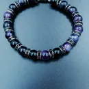 Браслет из агата со вставками