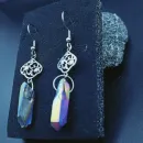 Серьги с кварцем