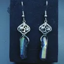 Серьги с кварцем