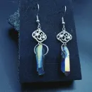 Серьги с кварцем
