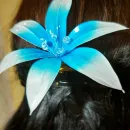 Шпилька "Лилия" витраль