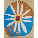 Картина ромашка