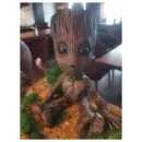 Грут статуэтка, ваза интерьерная Безмолвный Страж Твоего Галактического уголка