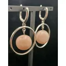 Серьги с солнечным камнем Андезин