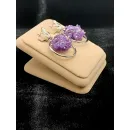 Серьги с аметистом